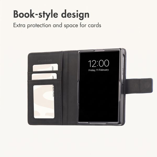 imoshion Luxury Bookcase Samsung Galaxy Z Fold 8 - Dark Blue