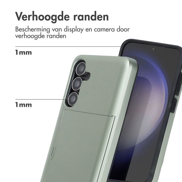 imoshion Backcover met pasjeshouder Samsung Galaxy S25 FE - Groen