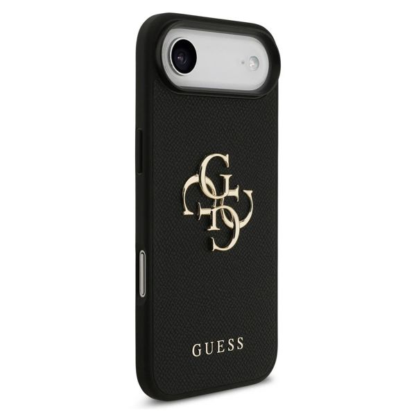 Guess Big 4G Logo Backcover Grained Apple iPhone Air - Zwart