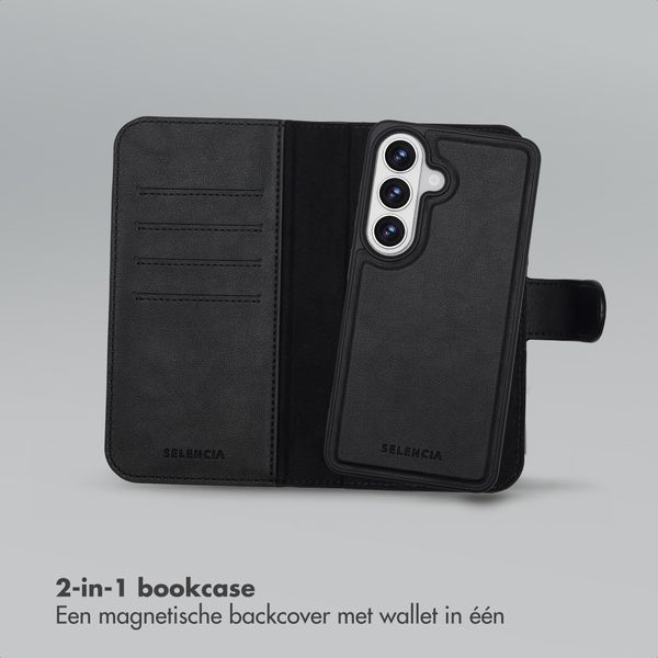 Selencia Olyn Uitneembare Bookcase met MagSafe Samsung Galaxy S26 - Zwart
