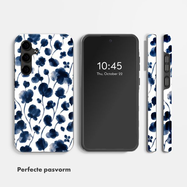 Selencia Vivid Backcover Samsung Galaxy S24 FE - Midnight Blossom