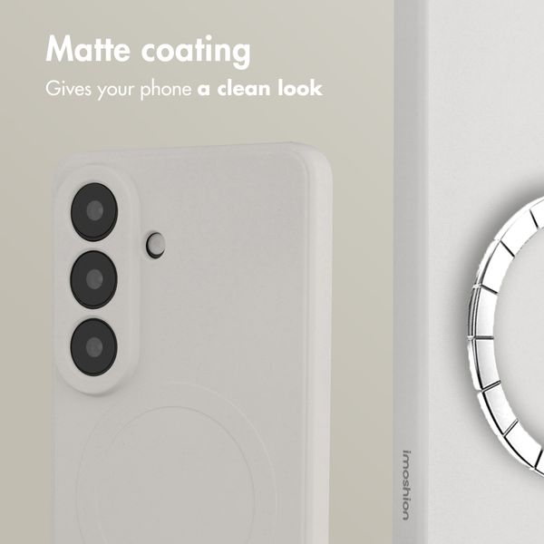 imoshion Colour Back Cover with MagSafe Samsung Galaxy S26 Plus - Beige