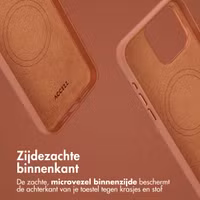 Accezz Leather Bookcase 2-in-1 met MagSafe Apple iPhone 15 Pro Max - Sienna Brown