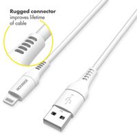 Accezz Lightning naar USB kabel iPhone 6 Plus - MFi certificering - 0,2 meter - Wit