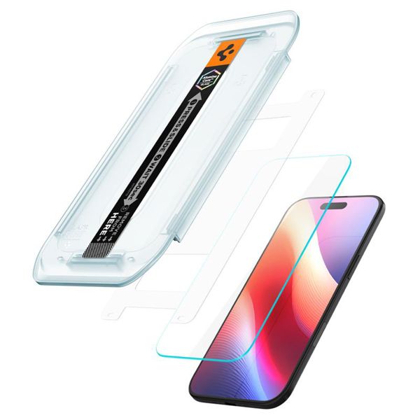 Spigen EZ Fit Glas.tR met Applicator - 1 pack Apple iPhone Air
