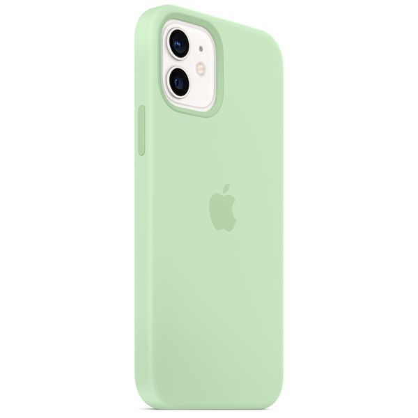 Apple Silicone Backcover MagSafe Apple iPhone 12 (Pro) - Pistachio