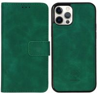 imoshion Uitneembare 2-in-1 Luxe Bookcase Apple iPhone 12 (Pro) - Donkergroen