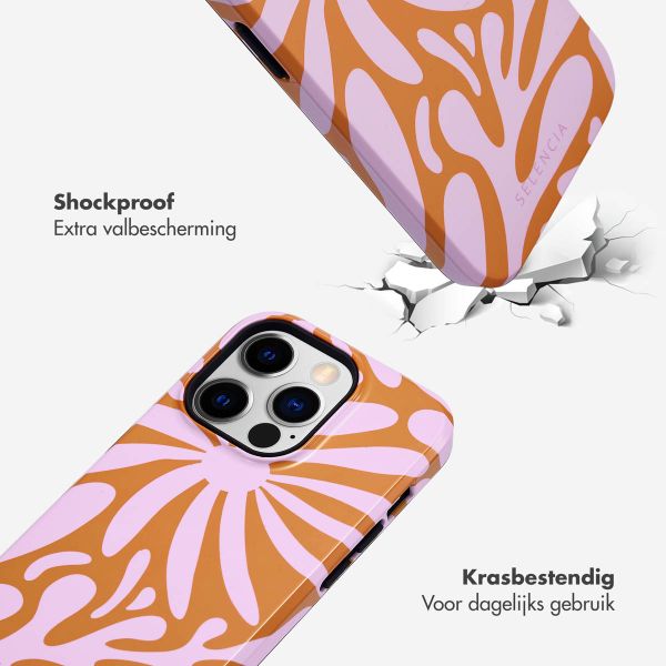 Selencia Vivid Tough Backcover iPhone 14 Pro - Modern Bloom Pink