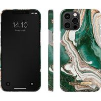 iDeal of Sweden Fashion Backcover Apple iPhone 12 Pro Max - Golden Jade Marble