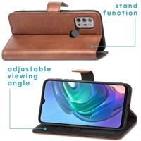 imoshion Luxe Bookcase Motorola Moto G30 / G20 / G10 (Power) - Bruin
