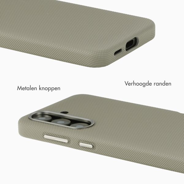 Accezz Mesh Backcover met MagSafe Samsung Galaxy S25 / S24 - Donkergrijs