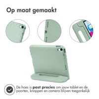 imoshion Kidsproof Backcover met handvat iPad 10 (2022) 10.9 inch - Olijfgroen