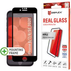 Displex Screenprotector Real Glass Full Cover Apple iPhone SE (2022 / 2020) / 8 / 7 / 6(s)