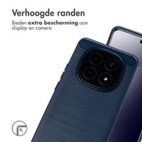 imoshion Brushed Backcover Xiaomi Redmi Note 15 Pro (5G) - Donkerblauw
