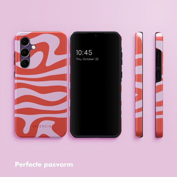 Selencia Vivid Backcover Samsung Galaxy S24 FE - Dream Swirl Pink