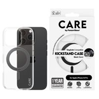 CARE by PanzerGlass Kickstand Case MagSafe iPhone 16 Pro - Zwart