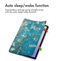 imoshion Design Trifold Case Samsung Galaxy Tab S11 - Green Plant