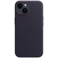 Apple Leather Back Cover with MagSafe Apple iPhone 14 - Ink