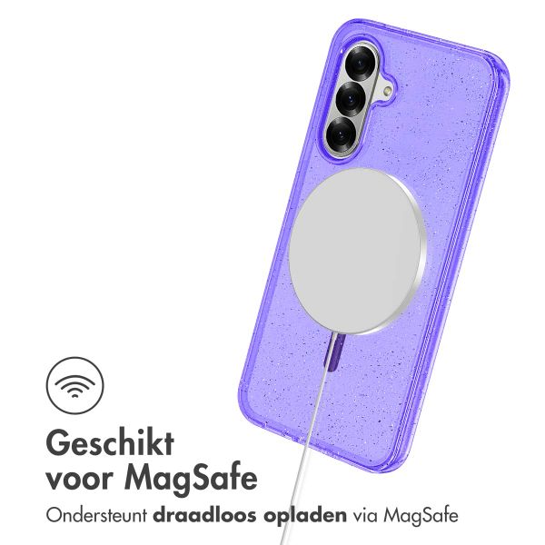 imoshion Glitter Backcover met MagSafe Samsung Galaxy A56 - Glitter Paars