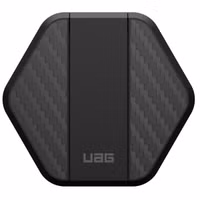 UAG Draadloze oplaadpad met stand - Geschikt voor MagSafe en Qi2 - 15 Watt - Zwart / Carbon