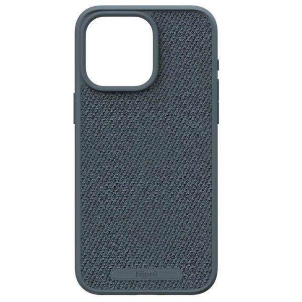 Njorð Collections Fabric MagSafe Case iPhone 15 Pro Max - Dark Grey