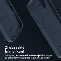 Accezz MagSafe Leather Backcover Apple iPhone 17 - Nightfall Blue