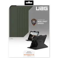 UAG Metropolis Bookcase Apple iPad 11 (2025) 11 inch A16 / iPad 10 (2022) 10.9 inch - Groen