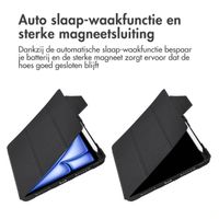 Accezz Rugged Trifold Bookcase Apple iPad Air 11 inch (2025) M3 / (2024) M2 / Air 5 (2022) / Air 4 (2020) - Zwart