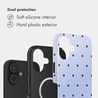 Selencia Vivid Back Cover with MagSafe Apple iPhone 16 - Happy Dots Digital Sky