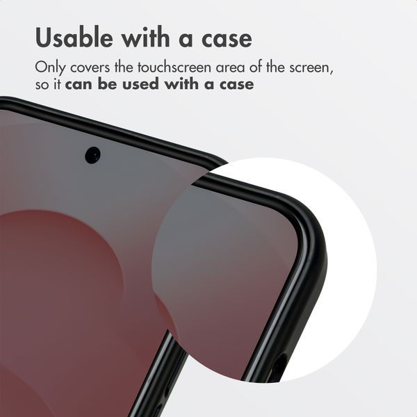 Accezz Privacy Tempered Glass Screen Protector + Applicator Samsung Galaxy S26