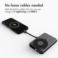 imoshion 4-in-1 MagSafe Powerbank with Stand 10,000 mAh - Power Delivery - iPhone / AirPods / Apple Watch - Black