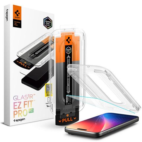 Spigen GLAStR Privacy EZ Fit Screen Protector + Applicator - 1-pack Apple iPhone 17 Pro