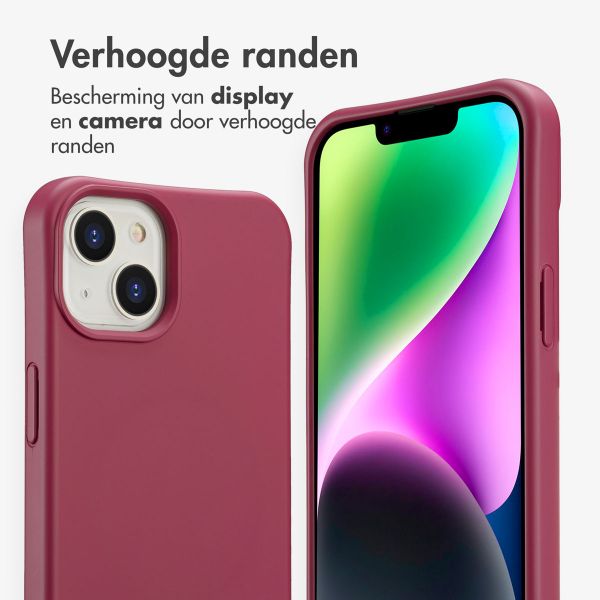 imoshion Color Backcover met afneembaar koord MagSafe Apple iPhone 14 - Raspberry