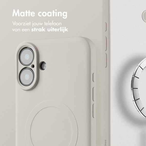 imoshion Color Backcover met MagSafe Apple iPhone 16 - Beige