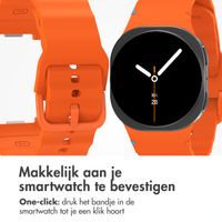 imoshion Wave Siliconenband Samsung Galaxy Watch 8 (40/44mm) / Classic (46mm) - Oranje