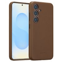 Accezz MagSafe Leather Backcover Samsung Galaxy S25 - Coffee Brown
