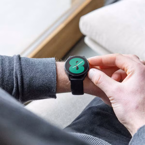 imoshion Siliconen Sport bandje - Universeel 20 mm aansluiting - Zwart