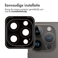 imoshion 2 Pack Camera lens protector iPhone 15 Pro / 15 Pro Max - Zwart