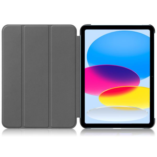 imoshion Trifold Book Case Apple iPad 11 (2025) 11 inch A16 / iPad 10 (2022) 10.9 inch - Dark Green