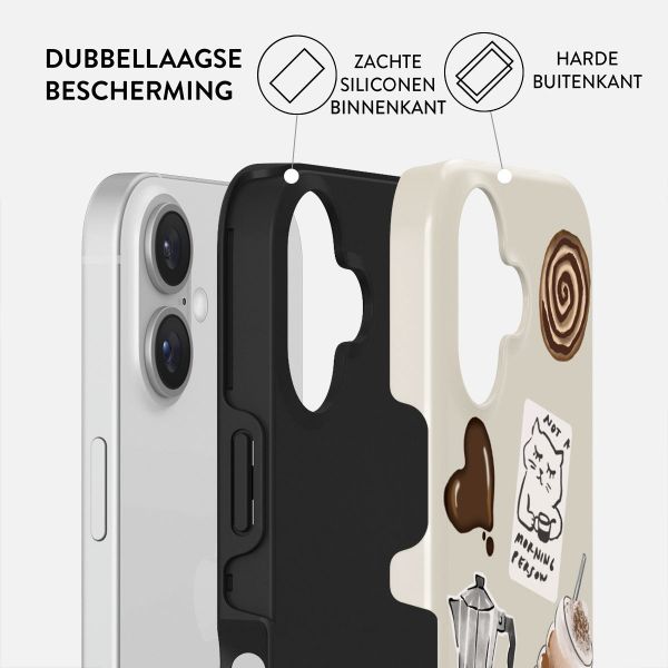 Burga Tough Backcover MagSafe Apple iPhone 16 - Oat Milk Please