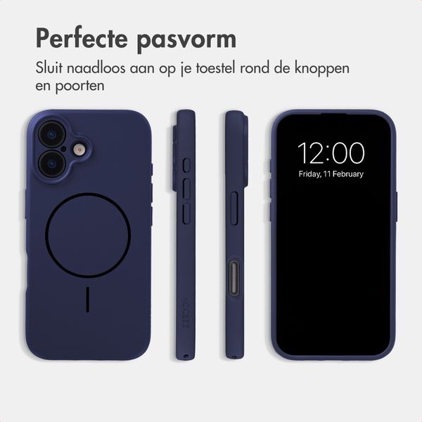 Accezz Grip Backcover met MagSafe Apple iPhone 17 - Donkerblauw