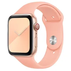 Apple Sport Band Apple Watch Series 1 t/m 10 / SE / Ultra (2) (44/45/46/49 mm) - Grapefruit