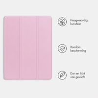 imoshion Trifold Bookcase Apple iPad 11 (2025) 11 inch A16 / iPad 10 (2022) 10.9 inch - Roze