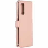 Selencia Echt Leren Bookcase Samsung Galaxy S20 - Dusty Pink