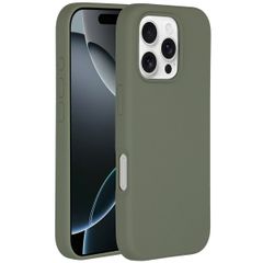 Accezz Liquid Silicone Backcover met MagSafe Apple iPhone 16 Pro Max - Cooper Green