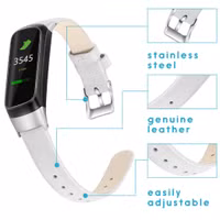 imoshion Echt lederen bandje Samsung Galaxy Fit - Wit