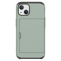 imoshion Backcover met pasjeshouder Apple iPhone 14 - Donkergroen