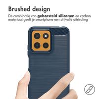 imoshion Brushed Backcover Motorola Moto G15 / G15 Power - Donkerblauw
