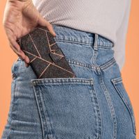 imoshion Design Softcase Bookcase Motorola Moto G9 Power - Black Graphic