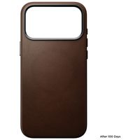 Nomad Traditional Leather Backcover met MagSafe Apple iPhone 18 Pro Max - Brown